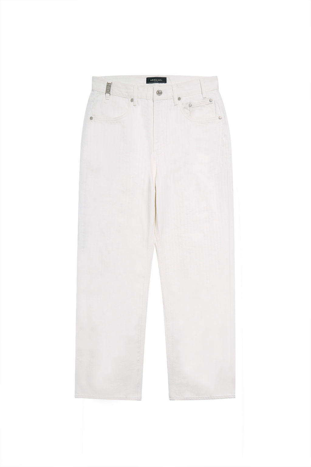 Stu - Embo Stripe Denim Pants (White) product image 16 | TRAB K-Fashion Australia
