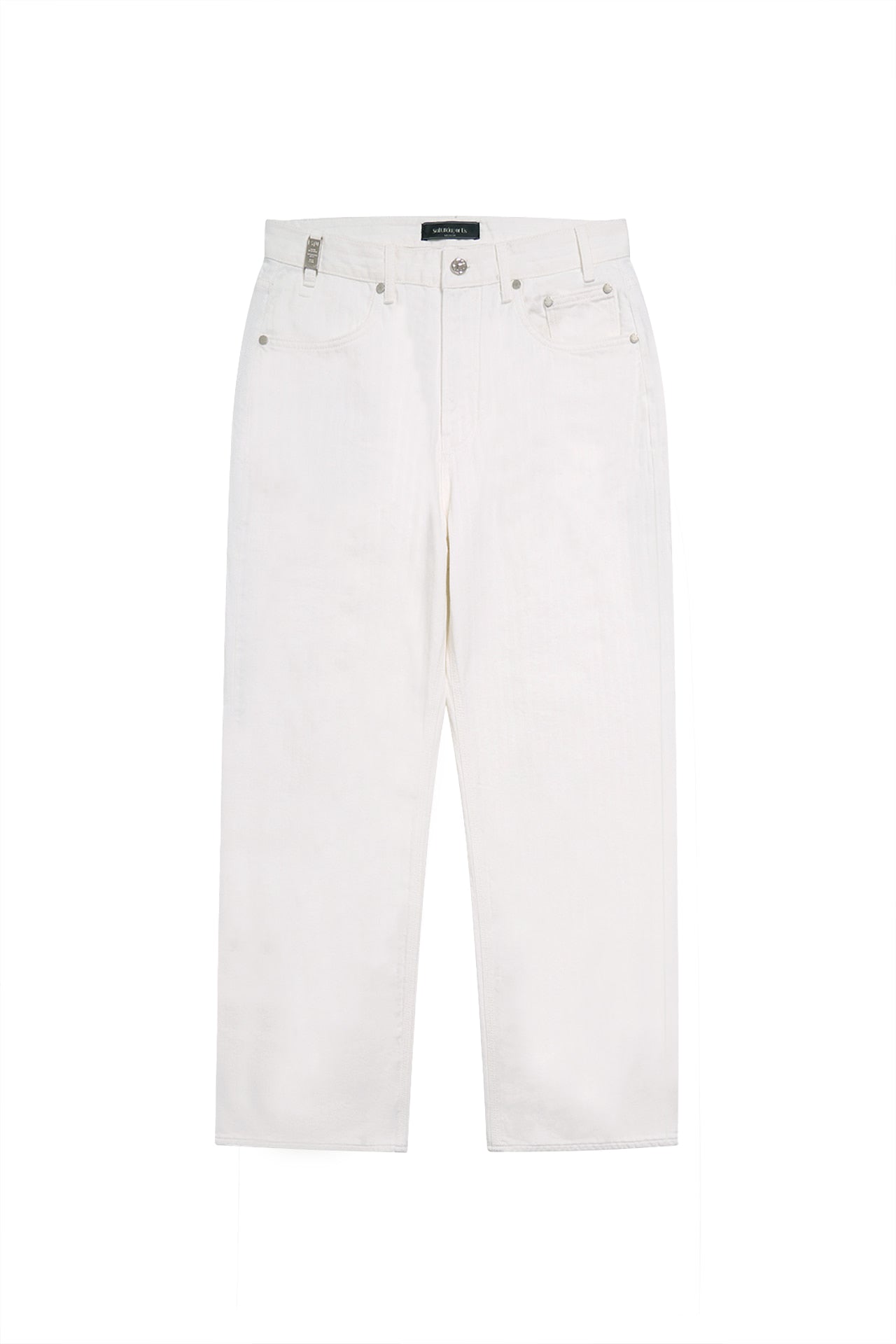 Stu - Embo Stripe Denim Pants (White) product image 16 | TRAB K-Fashion Australia