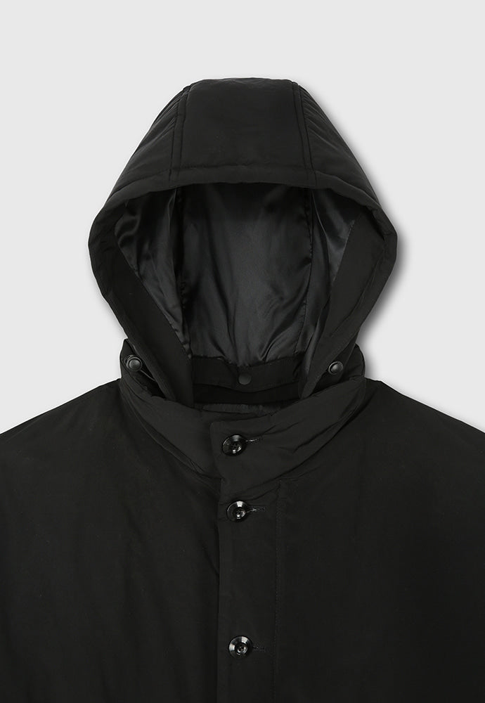 Tonywack - Goose Down Hooded Puffer Coat (Black) product image 12 | TRAB K-Fashion Australia