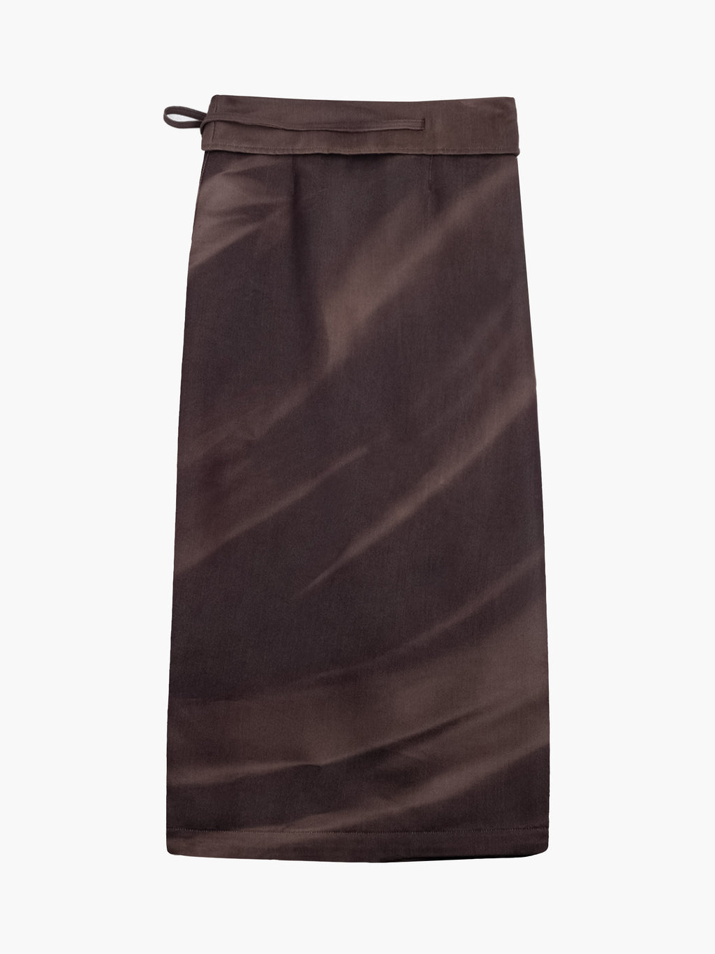 Jiyong Kim - Sun-Bleached Folded Wrap Skirt (Brown) product image 9 | TRAB K-Fashion Australia