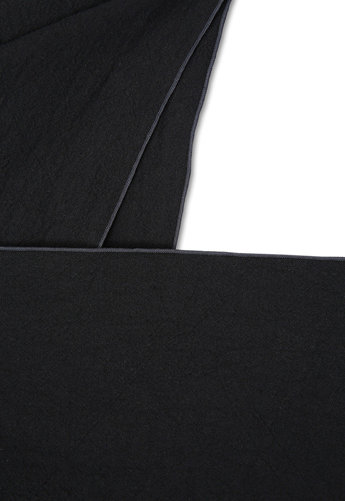 Art if acts - Linen Muffler (Black) product image 6 | TRAB K-Fashion Australia