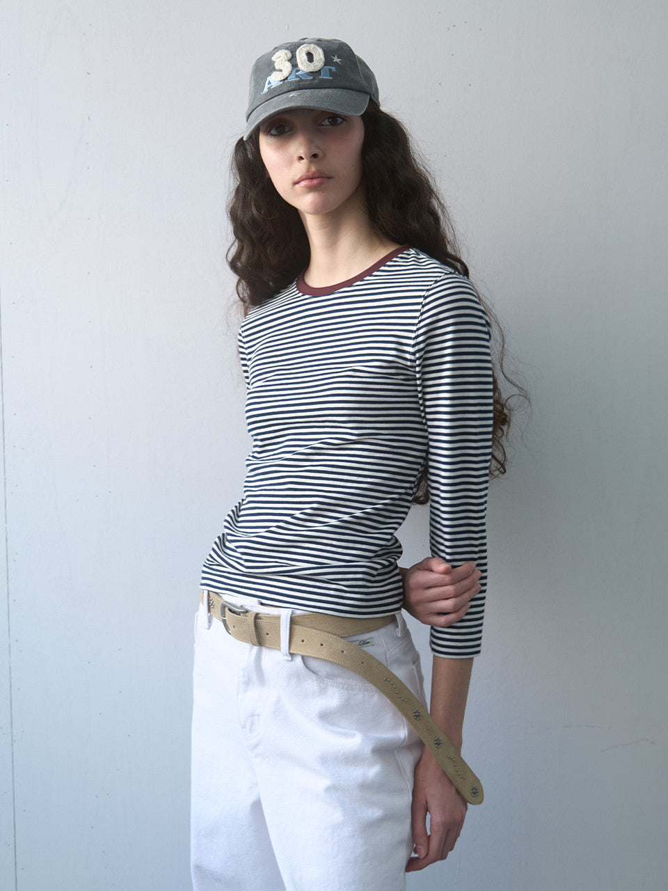 Kijun - Art 30 Cap (Charcoal) product image 6 | TRAB K-Fashion Australia