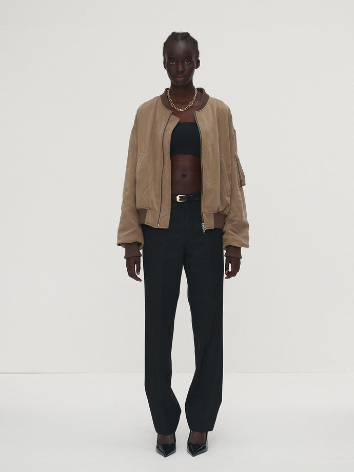 Tonywack - Rayon Twill Bomber Jacket (Sage) product image 3 | TRAB K-Fashion Australia