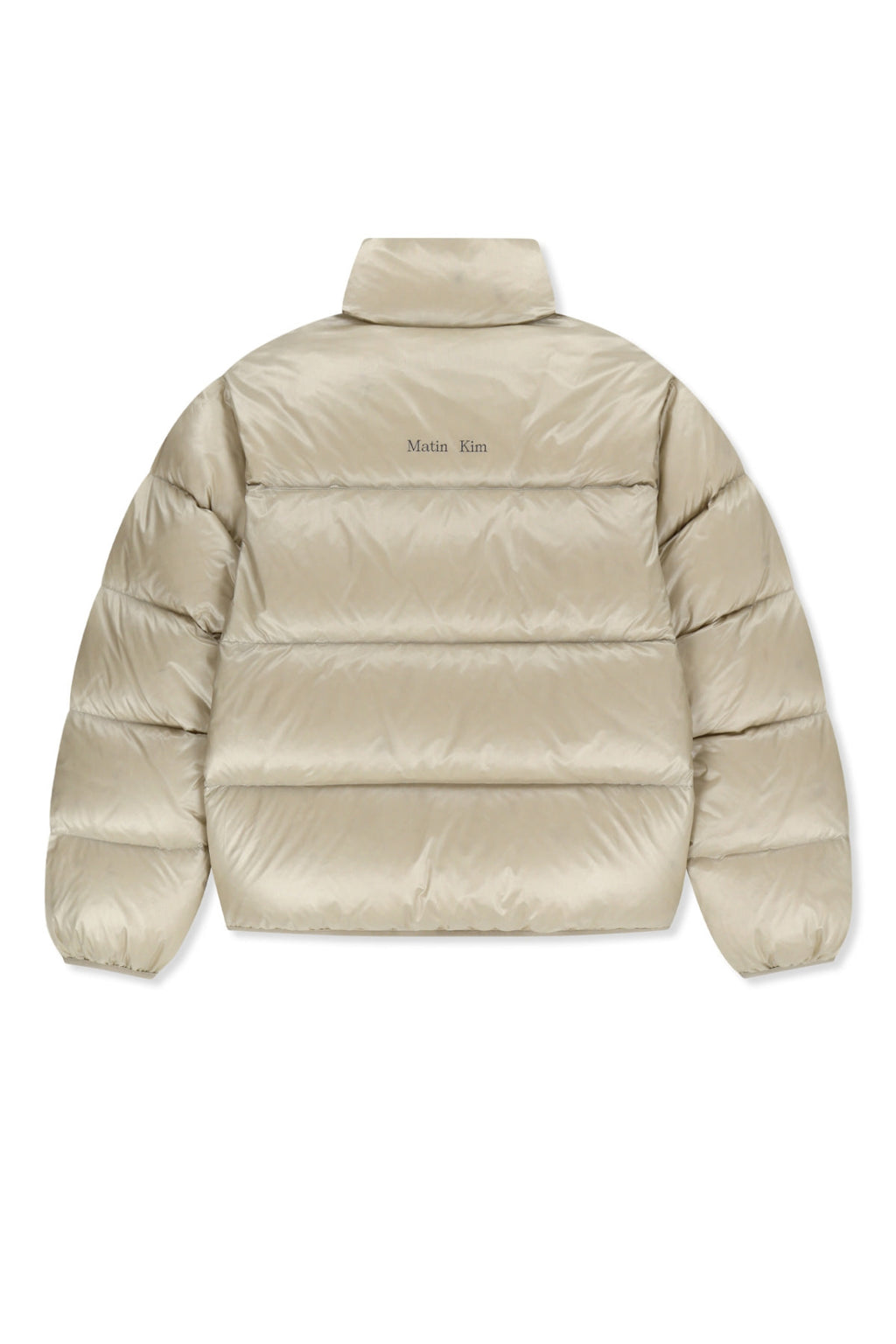 Matin Kim - Icon Logo Down Jumper (Light Beige) product image 2 | TRAB K-Fashion Australia