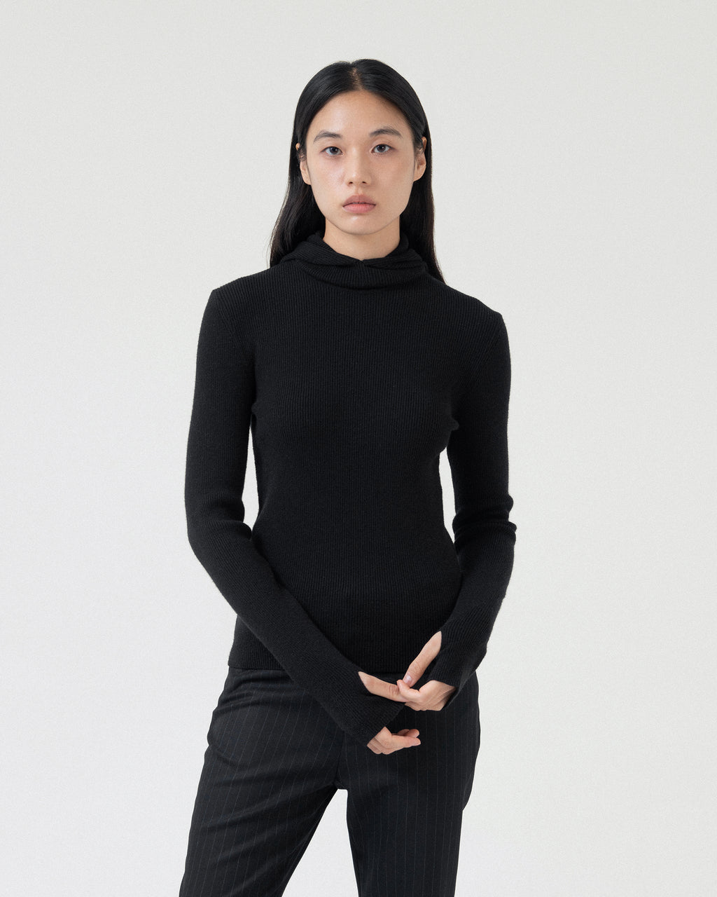 Brownyard - Hood Knit (Black) product image 2 | TRAB K-Fashion Australia