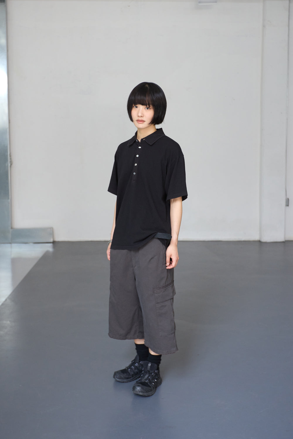 Hatchingroom - Twinkle Cargo Shorts Mud (Brown) product image 11 | TRAB K-Fashion Australia