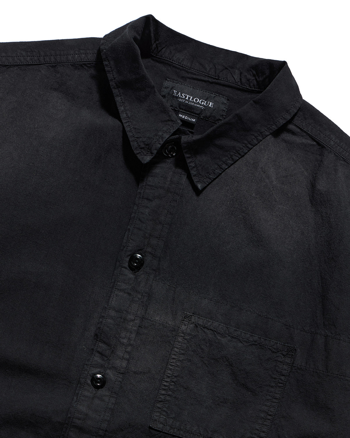 Eastlogue - Carpenter Work Half Shirts (Fading Black Linen) product image 3 | TRAB K-Fashion Australia