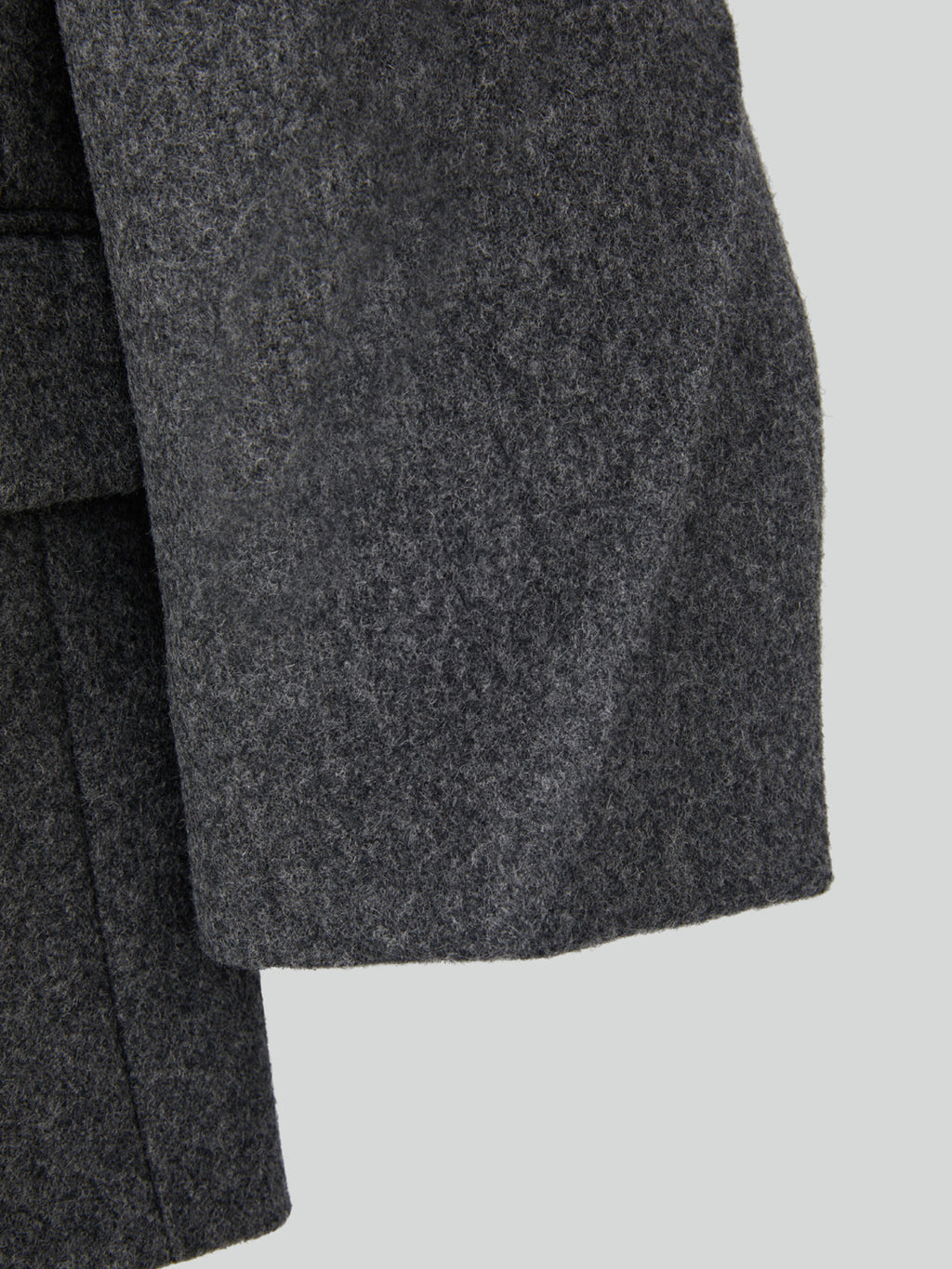 Recto - Double Breasted Tailored Wool Jacket (Charcoal Grey) product image 13 | TRAB K-Fashion Australia