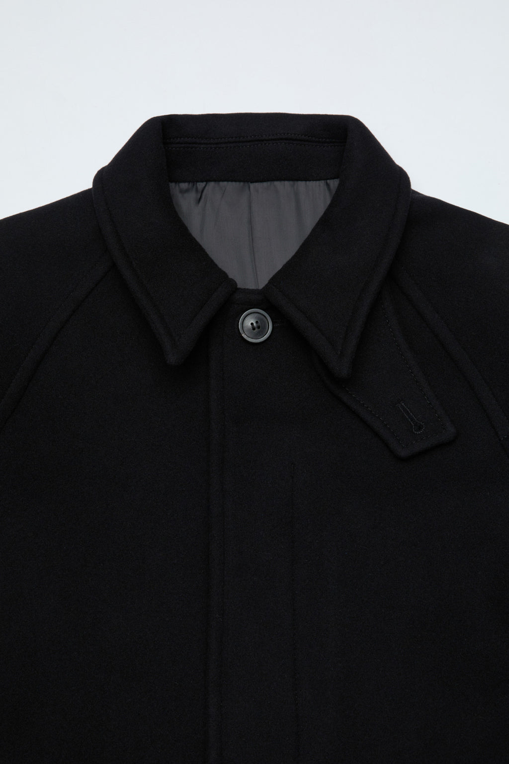Coor - Belandi Cashmere-Blend Balmacaan Coat (Black) product image 6 | TRAB K-Fashion Australia