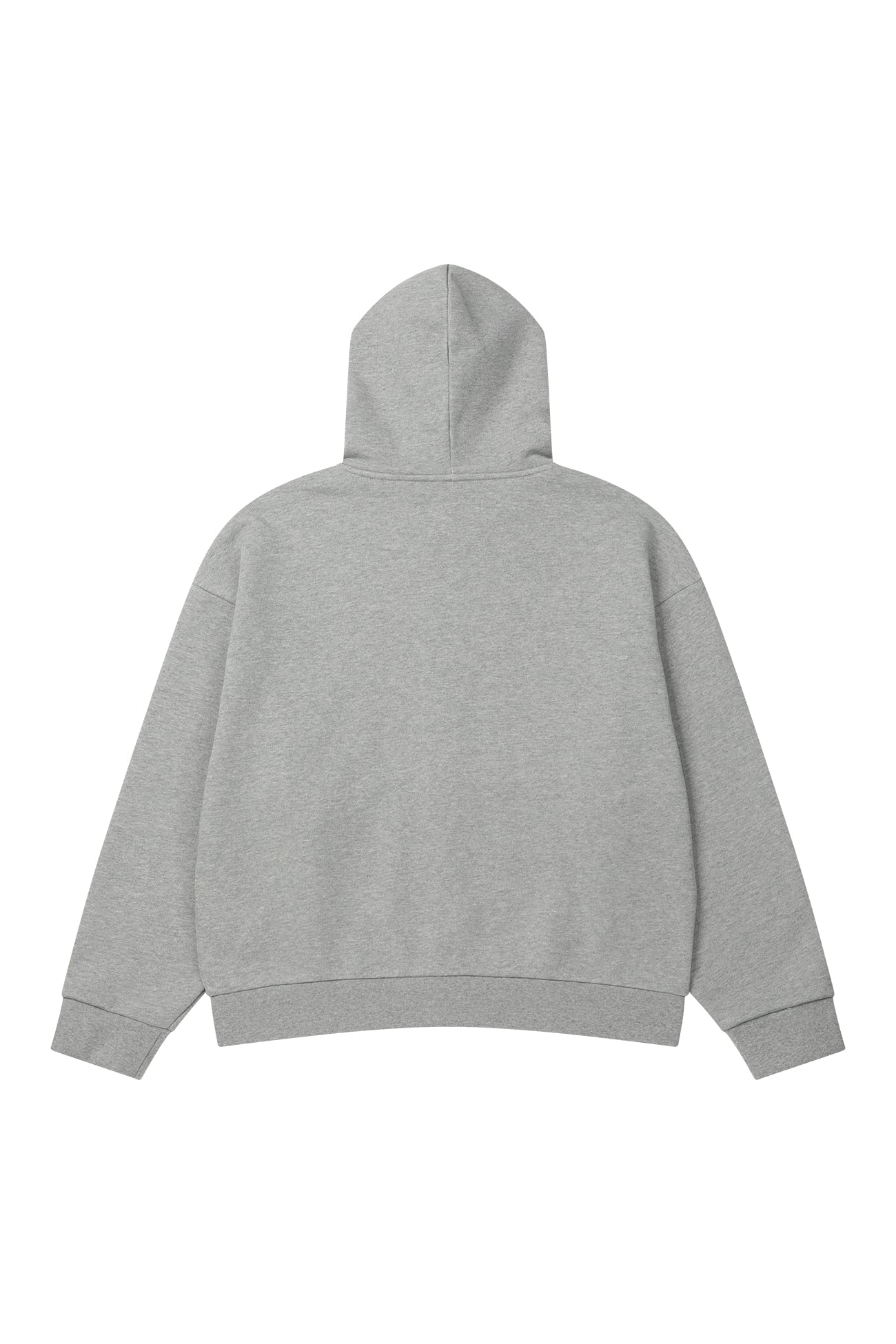 Deinet - German Lettering Hoodie Zip-Up (Melange Grey) product image 13 | TRAB K-Fashion Australia