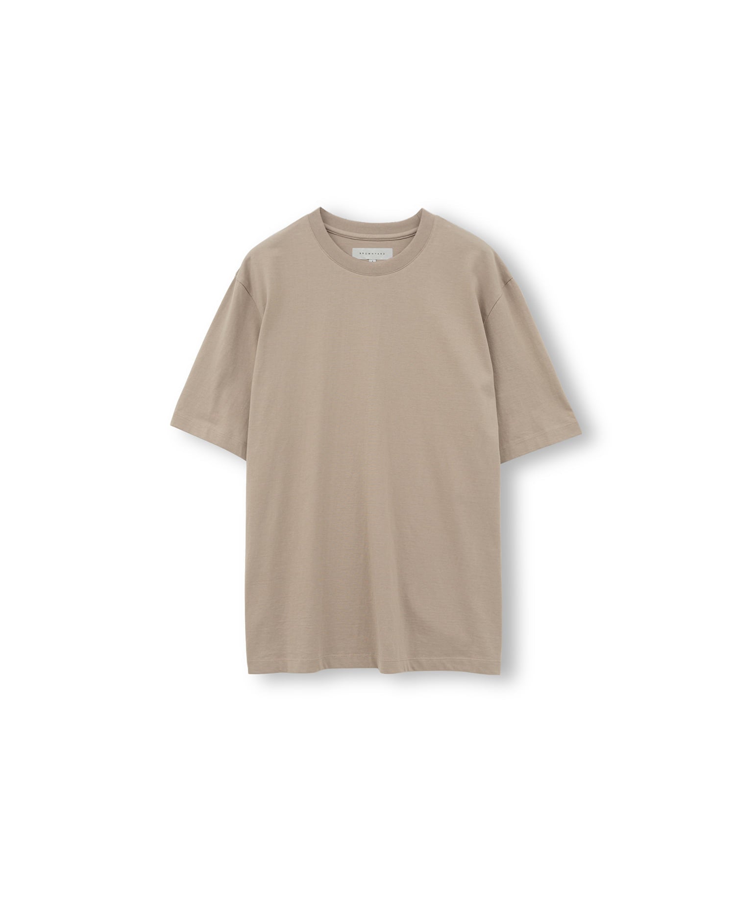 Brownyard - Essential T Shirt (Beige) product image 3 | TRAB K-Fashion Australia