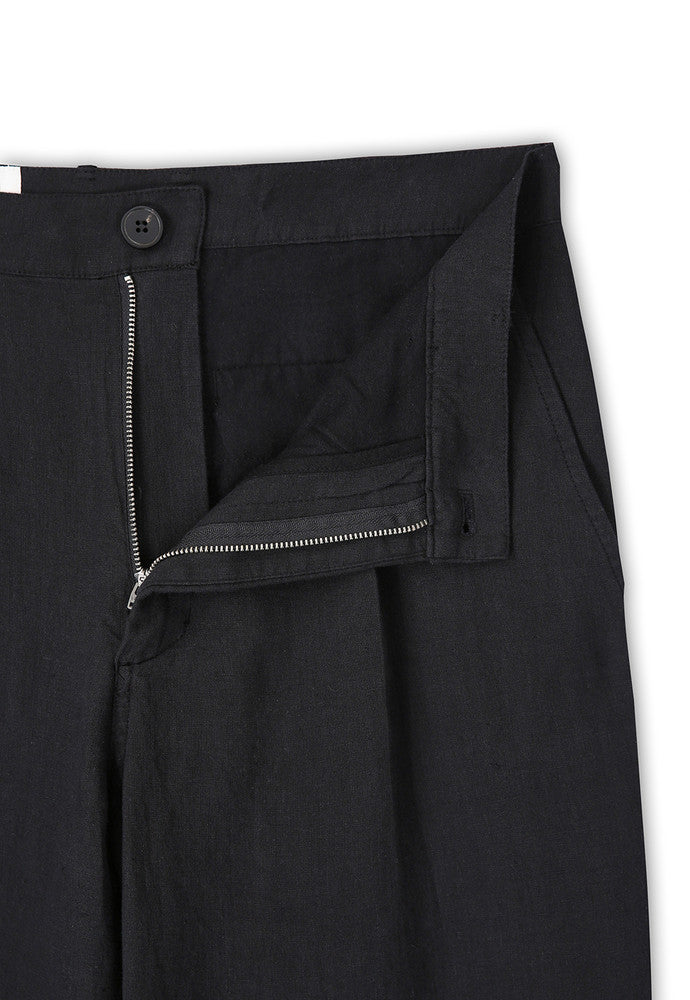 Art if acts - Linen One Tuck Pants (Black) product image 11 | TRAB K-Fashion Australia