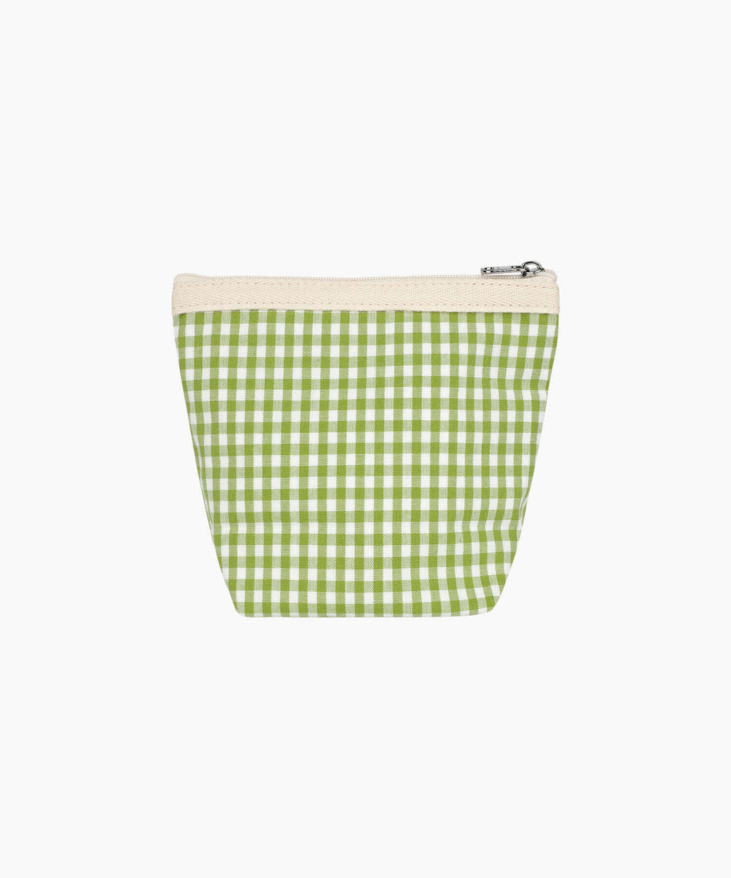 Marithe & Francois Girbaud - Classic Logo Check Pouch (Light Green) product image 3 | TRAB K-Fashion Australia