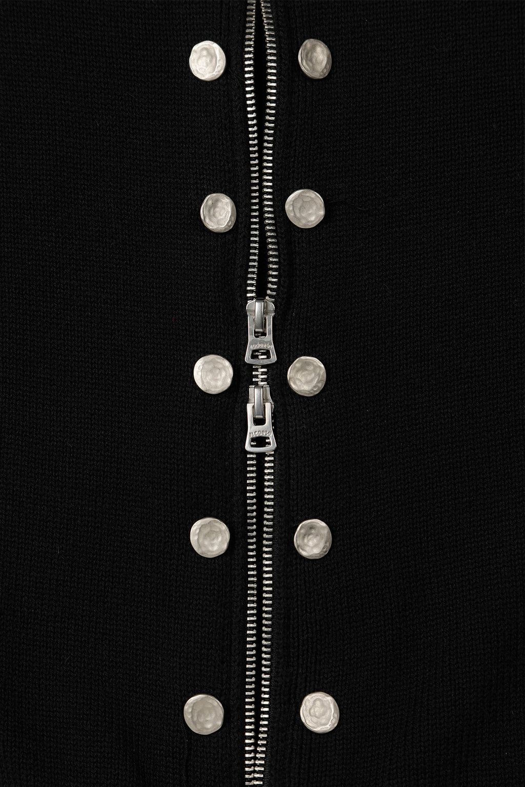 Deinet - High-Neck Stud Knit Outer (Black) product image 16 | TRAB K-Fashion Australia