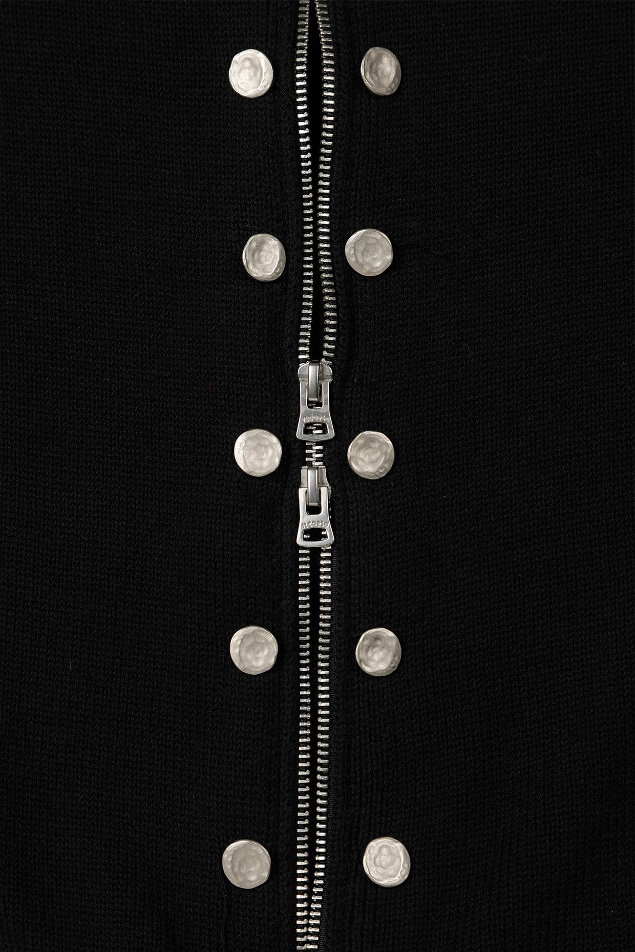 Deinet - High-Neck Stud Knit Outer (Black) product image 16 | TRAB K-Fashion Australia