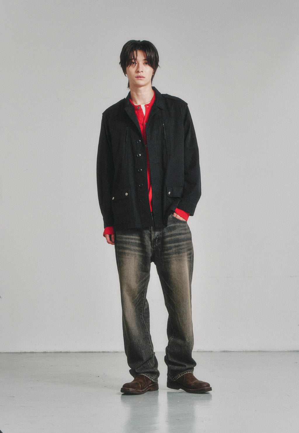 Art if acts - French Army F-2 Jacket (Black) product image 3 | TRAB K-Fashion Australia