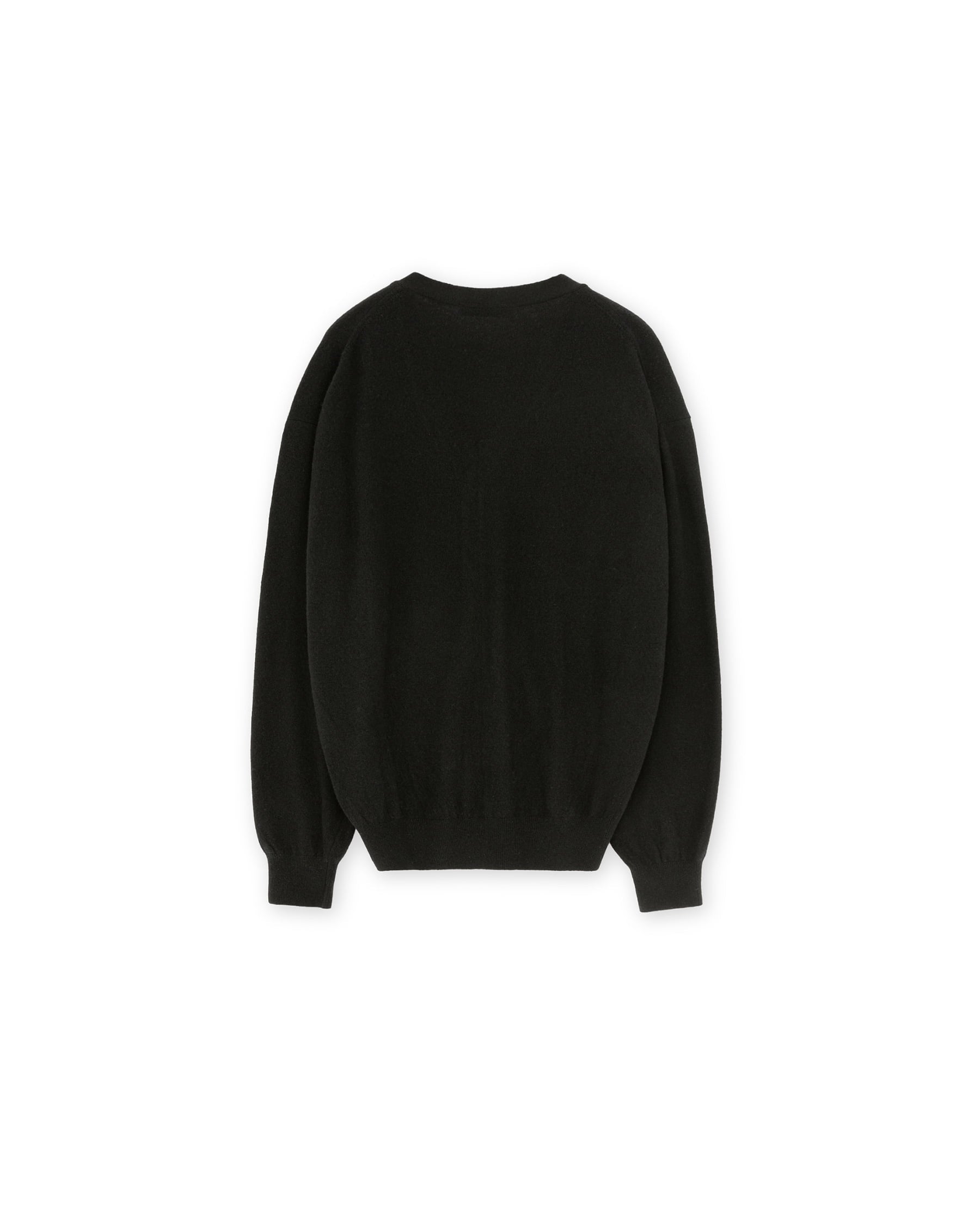 Brownyard - Cashmere V Neck Cardigan (Black) product image 4 | TRAB K-Fashion Australia