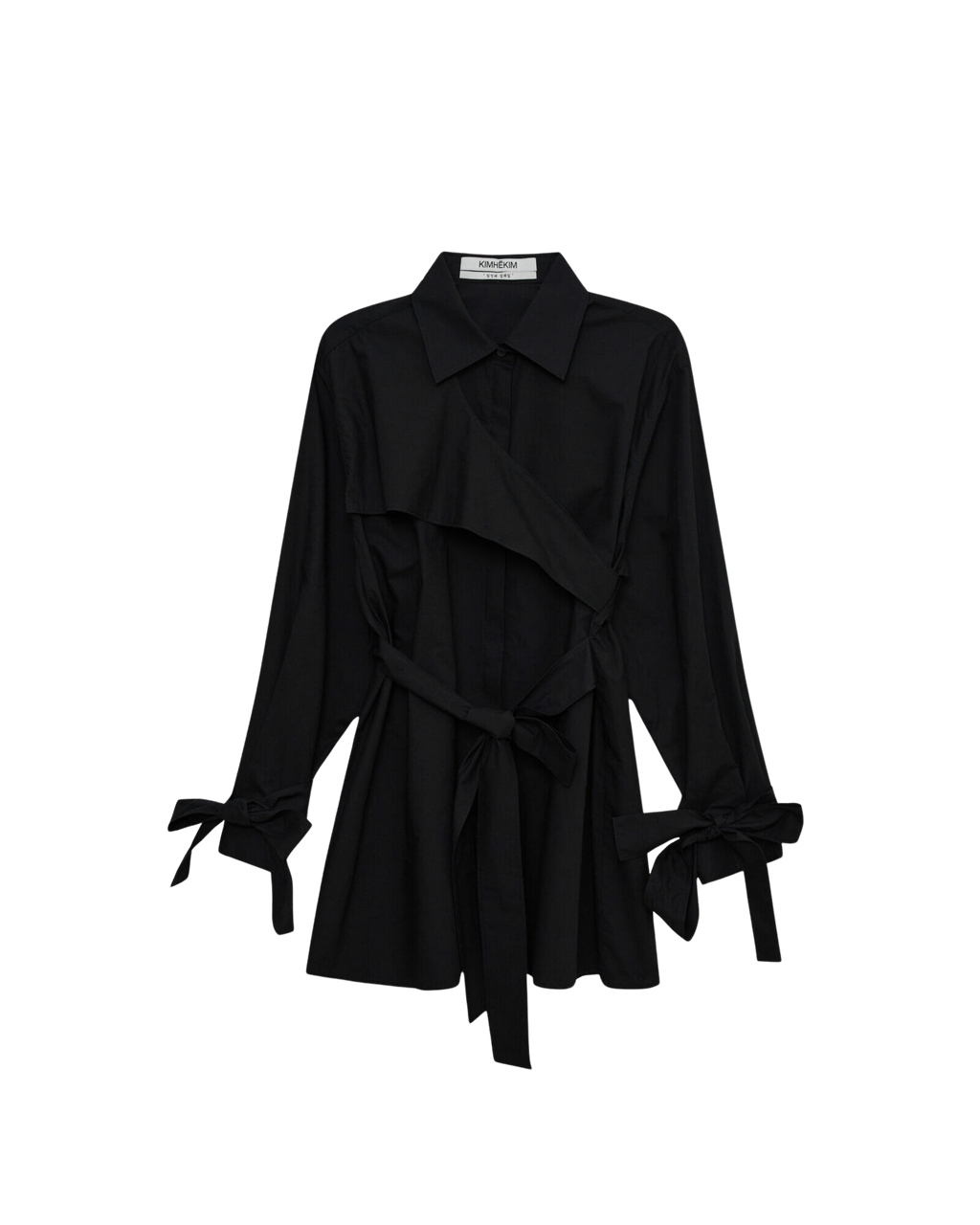 Kimhe Kim - Ng Belted Shirt (Black) product image 6 | TRAB K-Fashion Australia