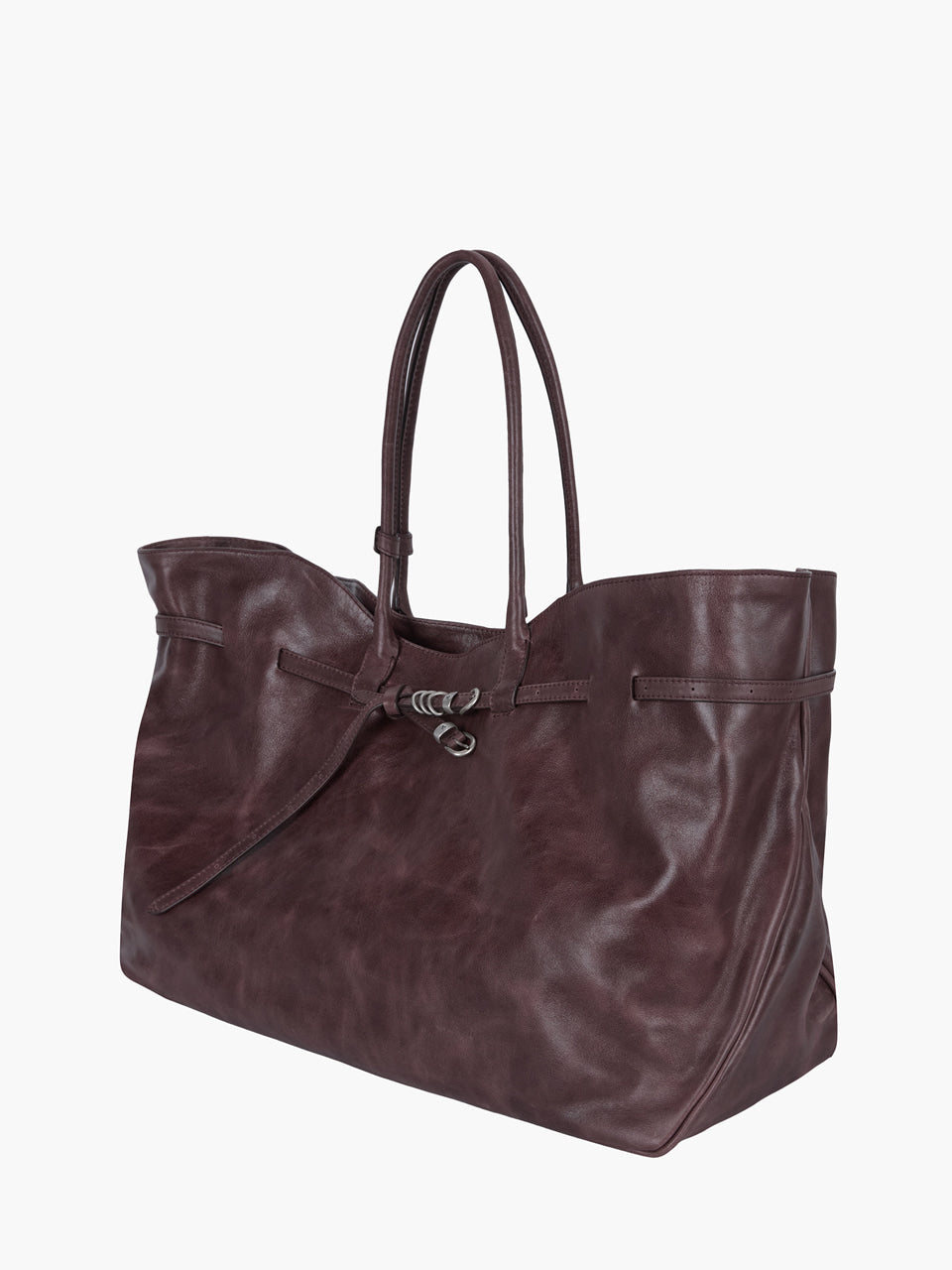 Marge Sherwood - Grandma Used Bag Xl (Wine Pull-Up) product image 6 | TRAB K-Fashion Australia