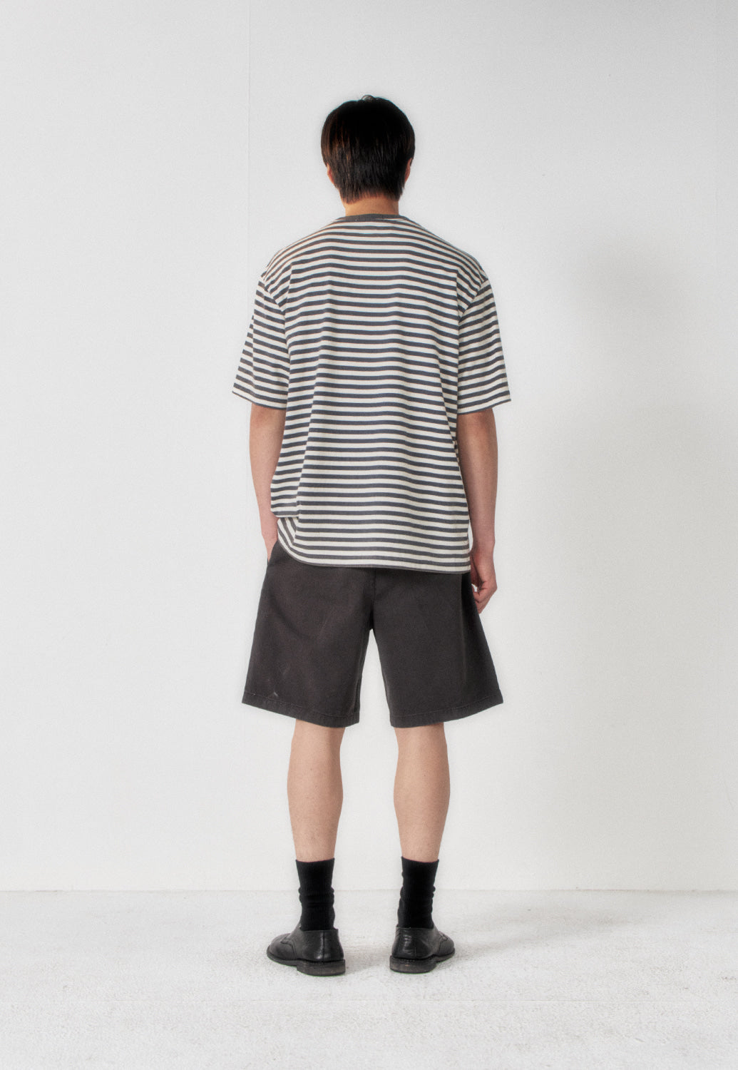 Art if acts - Washed Chino Shorts (Charcoal) product image 5 | TRAB K-Fashion Australia
