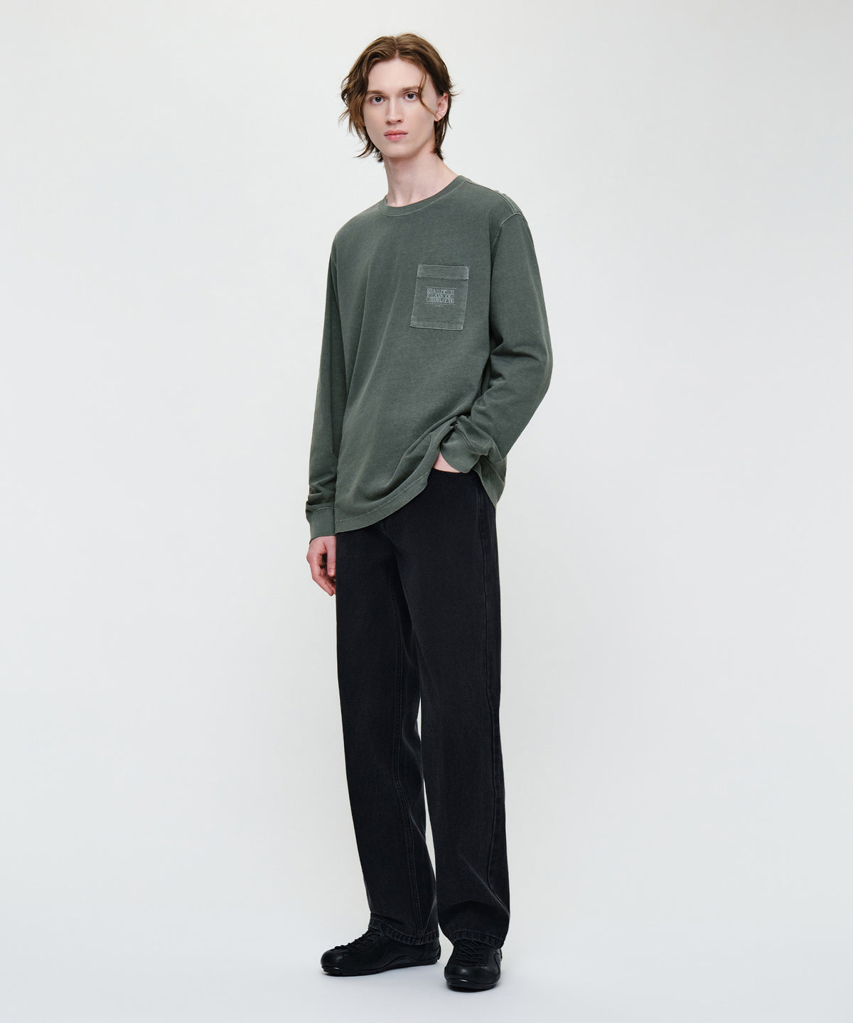 Marithe & Francois Girbaud - [Pre-order – Ships 7 Oct] Straight Denim Pants (Black) product image 4 | TRAB K-Fashion Australia