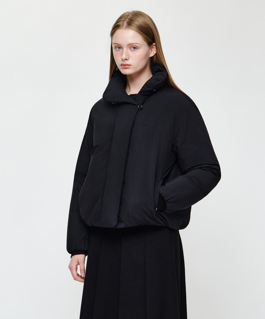 Marithe & Francois Girbaud - High Neck Padded Jacket (Black) product image 2 | TRAB K-Fashion Australia