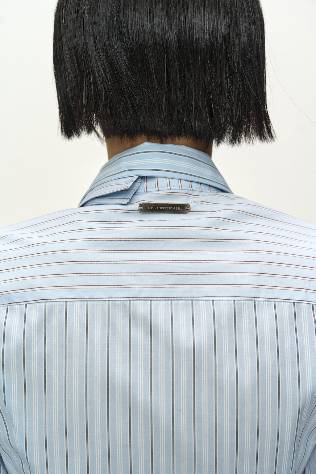 Andersson Bell - Split-Stripe Contour Shirt (Blue) product image 8 | TRAB K-Fashion Australia