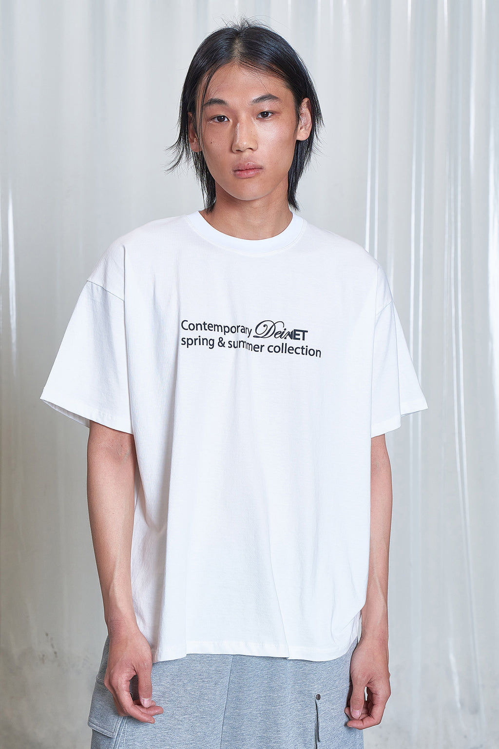 Deinet - Contemporary T-Shirt (White) product image 6 | TRAB K-Fashion Australia