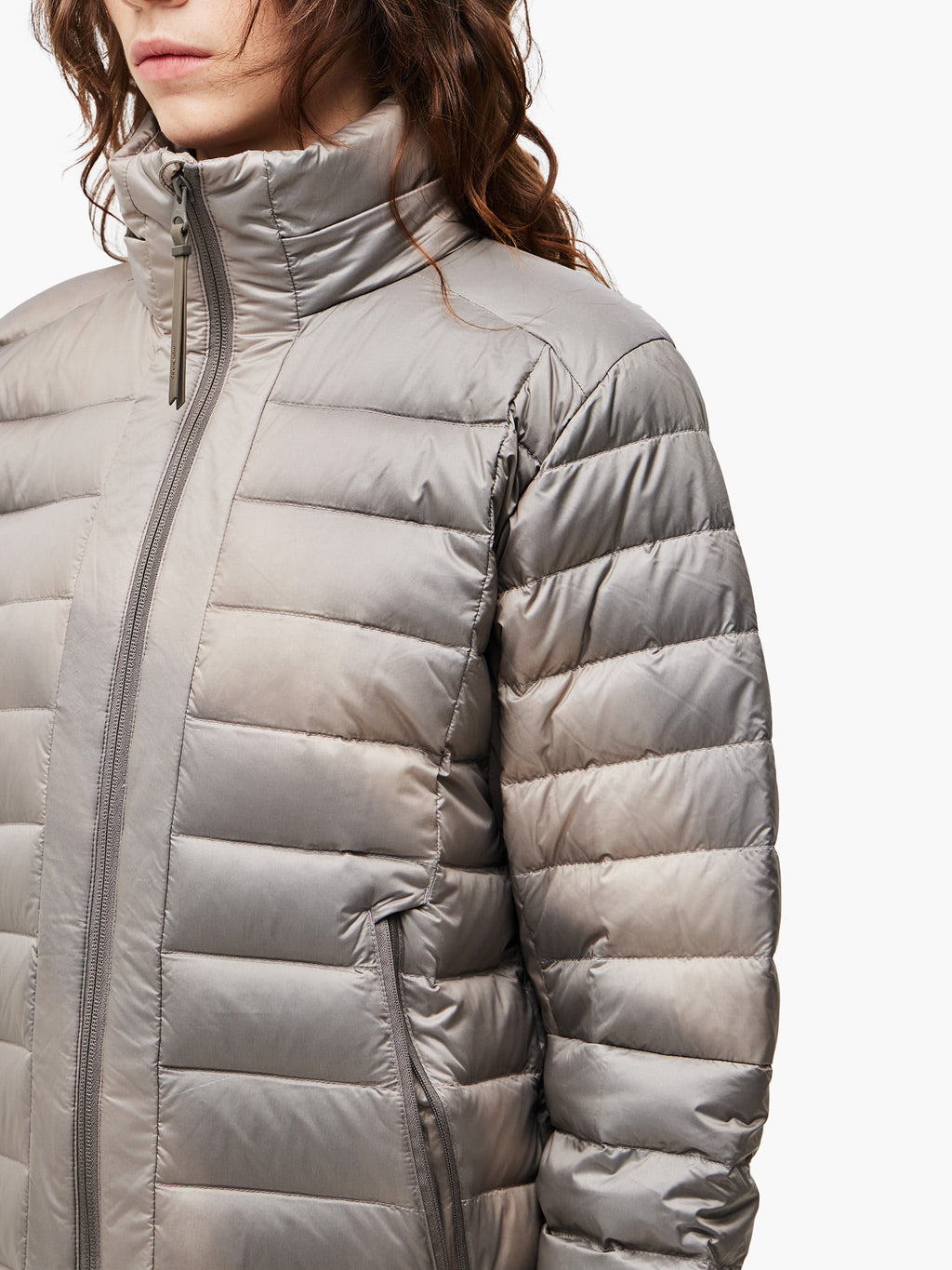 Jiyong Kim - Lightweight Down Jacket (Brown) product image 8 | TRAB K-Fashion Australia