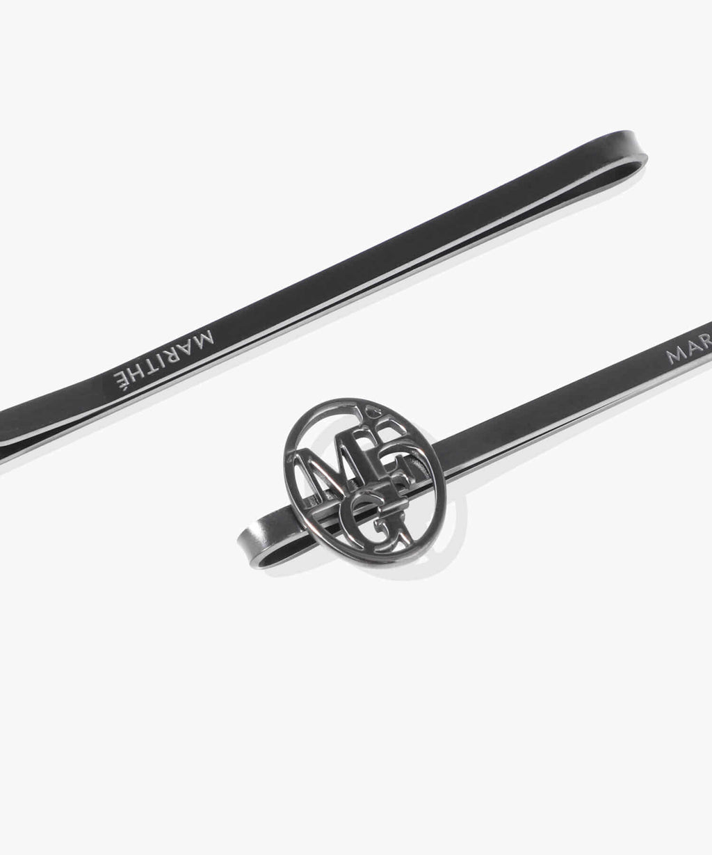 Marithe & Francois Girbaud - Circle Logo Slim Metal Hair Pin 2pack (Metal) product image 2 | TRAB K-Fashion Australia
