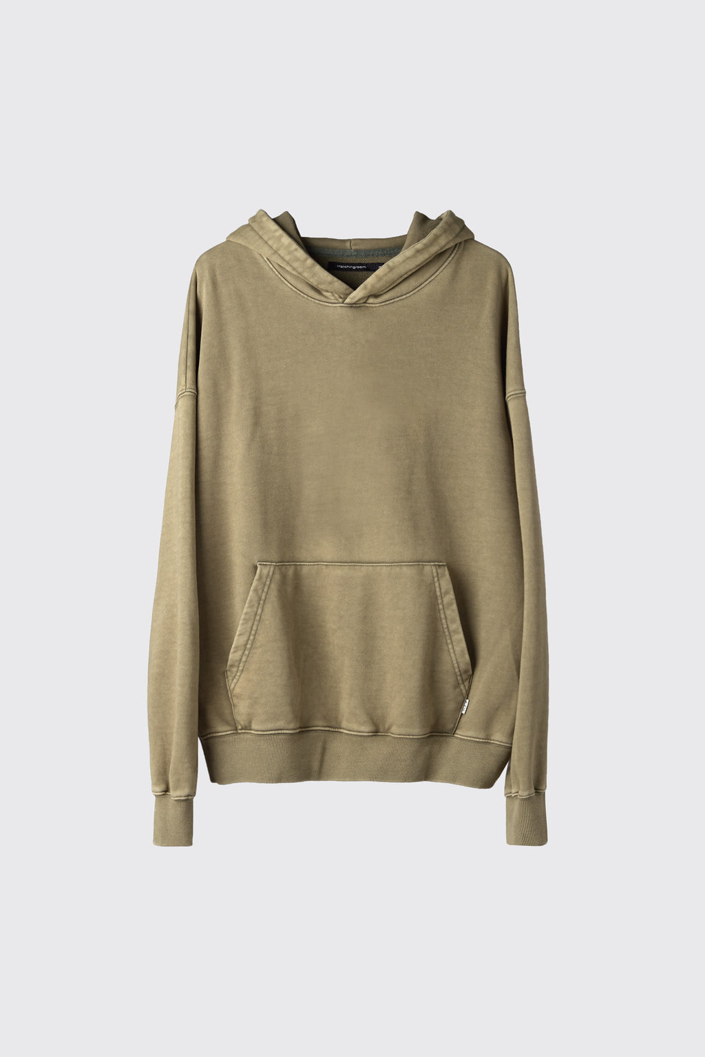 Hatchingroom - Layering Hoodie Washed (Olive) product image 1 | TRAB K-Fashion Australia