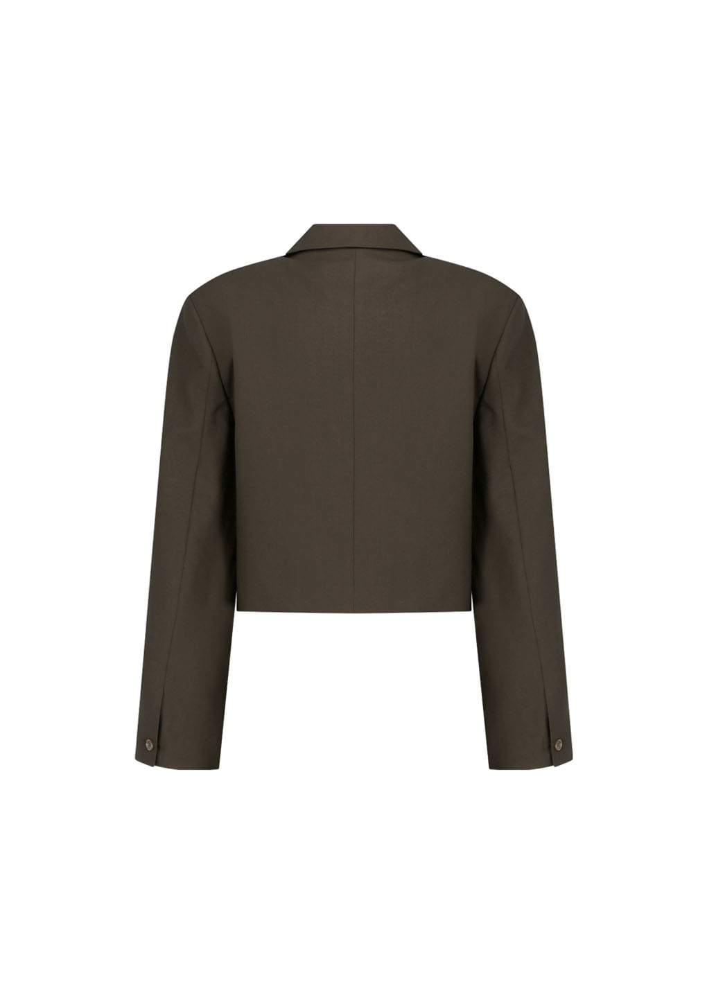 Amomento - Wool Short Jacket (Khaki Brown) product image 3 | TRAB K-Fashion Australia
