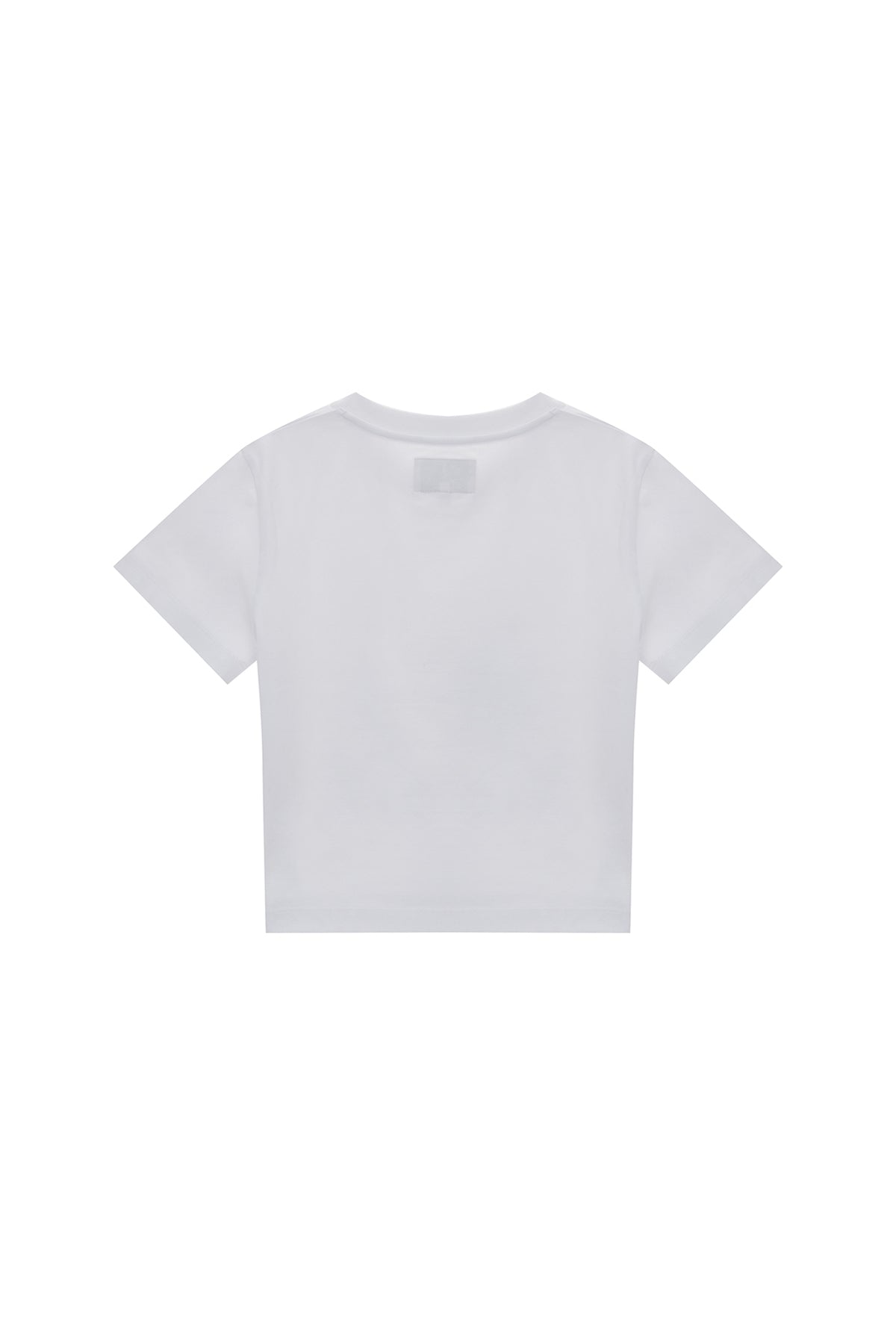 Matin Kim - Dazzle Lettering Crop Top (White) product image 2 | TRAB K-Fashion Australia