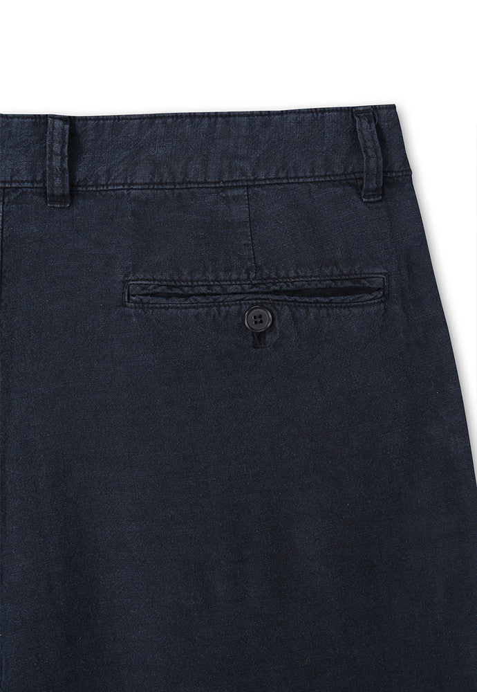 Art if acts - Washed Linen Two Tuck Shorts (Navy) product image 11 | TRAB K-Fashion Australia