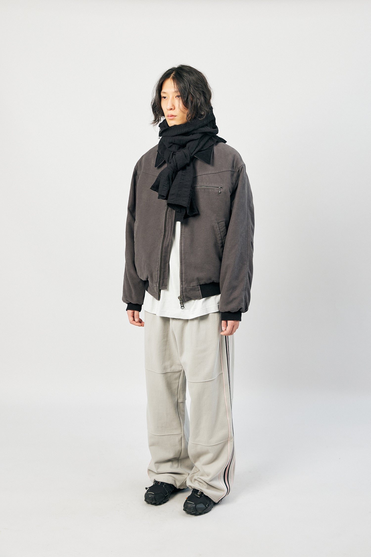 Hatchingroom - Wide Track Sweat Pants (Grey) product image 3 | TRAB K-Fashion Australia
