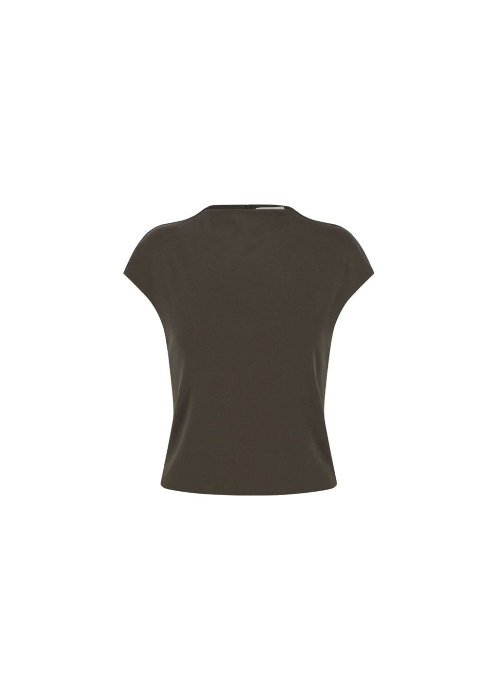 Amomento - Jersey Mock Neck Top (Brown) product image 5 | TRAB K-Fashion Australia
