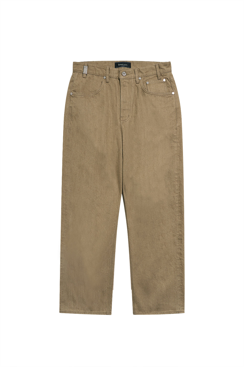 Stu - Straight Selvedge Denim Pants (Beige) product image 11 | TRAB K-Fashion Australia