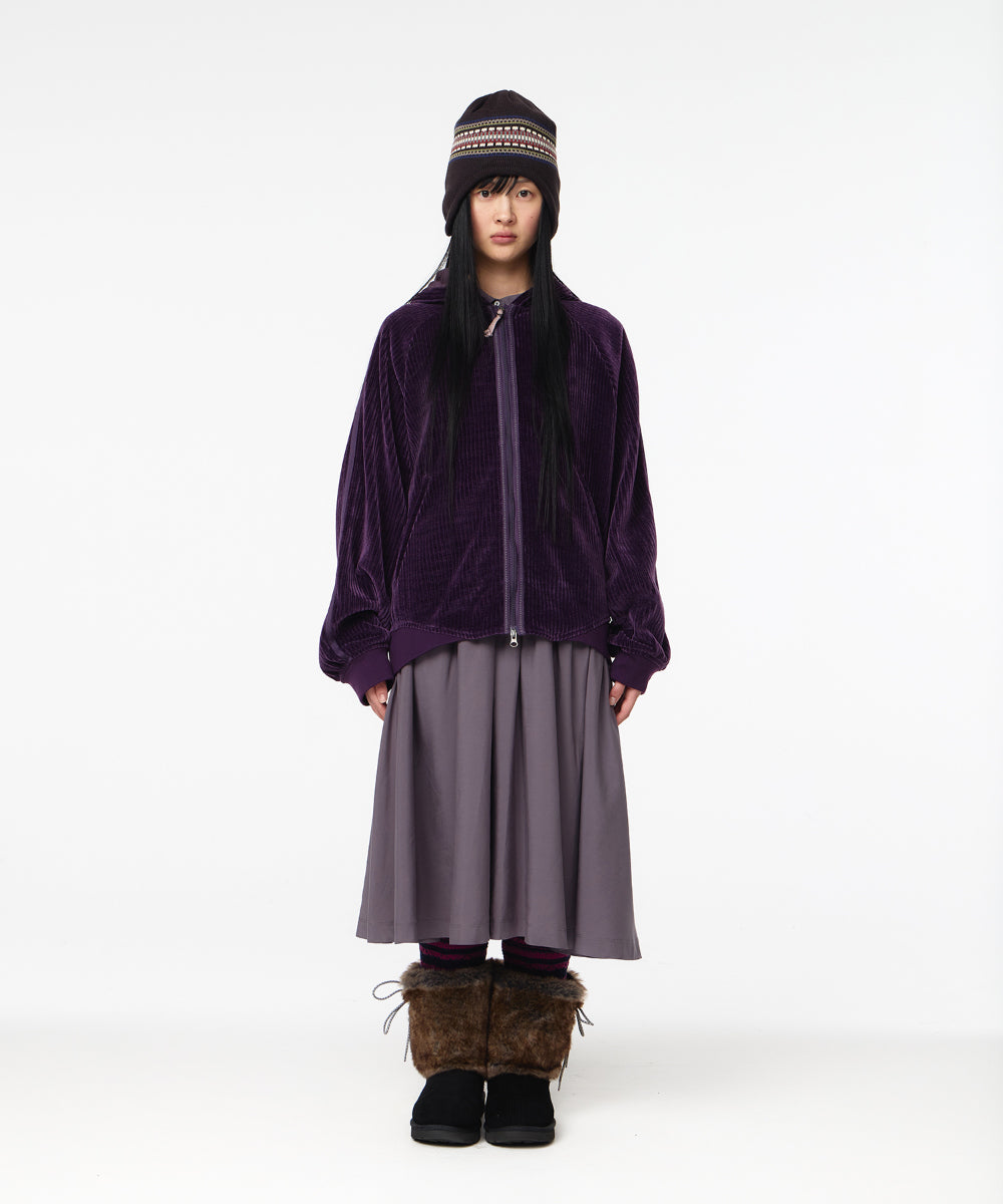 Coyseio - Velour Zip-Up Hoodie (Purple) product image 7 | TRAB K-Fashion Australia