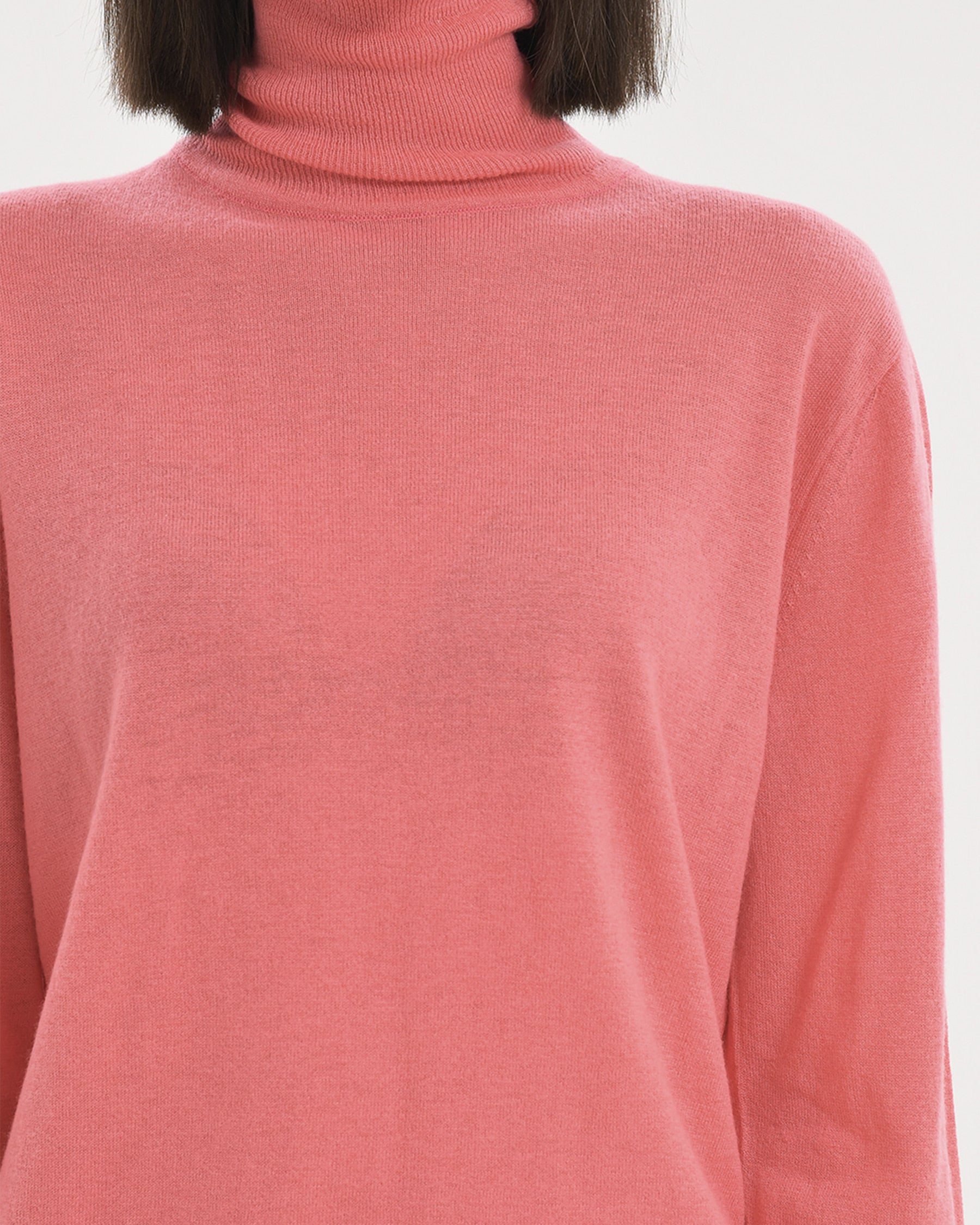 Brownyard - Merino Wool Turtle Neck Knit (Pink) product image 4 | TRAB K-Fashion Australia