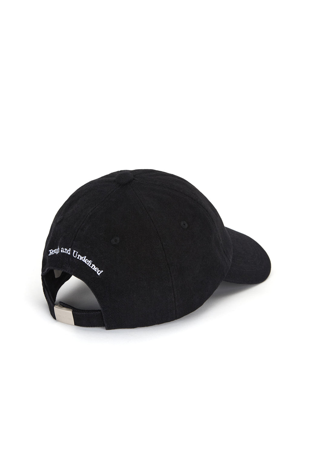 Matin Kim - Matin Mini Logo Denim Ball Cap (Black) product image 3 | TRAB K-Fashion Australia