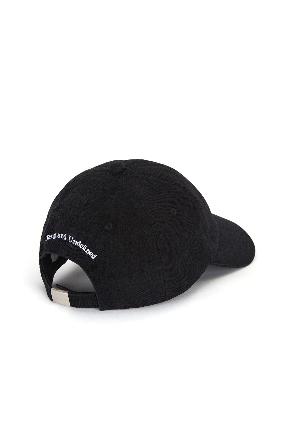Matin Kim - Matin Mini Logo Denim Ball Cap (Black) product image 3 | TRAB K-Fashion Australia