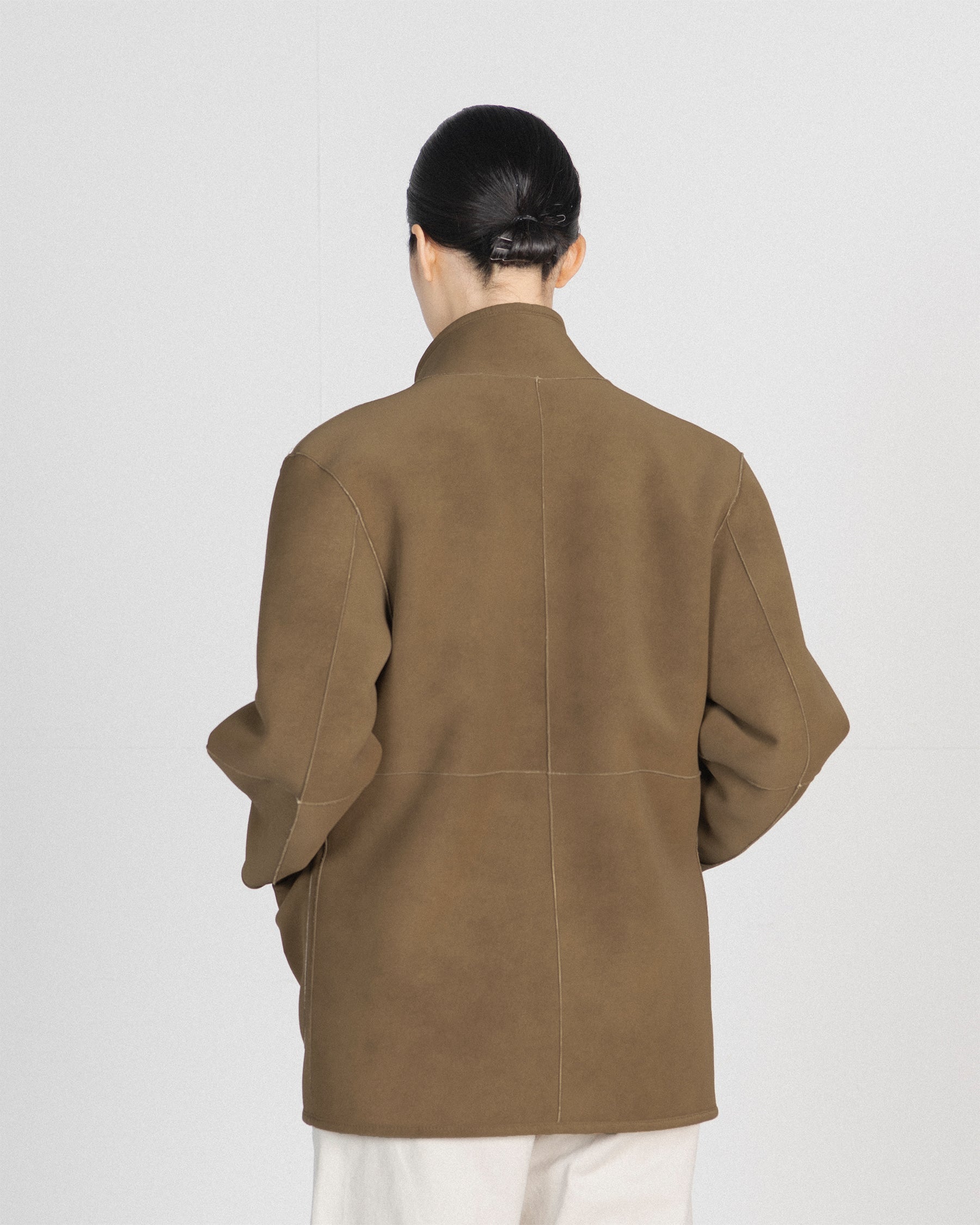 Brownyard - Reversible Shearling Jacket (Beige) product image 5 | TRAB K-Fashion Australia