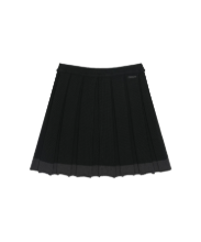 Coyseio - Knit Pleats Skirt (Black) product image 1 | TRAB K-Fashion Australia