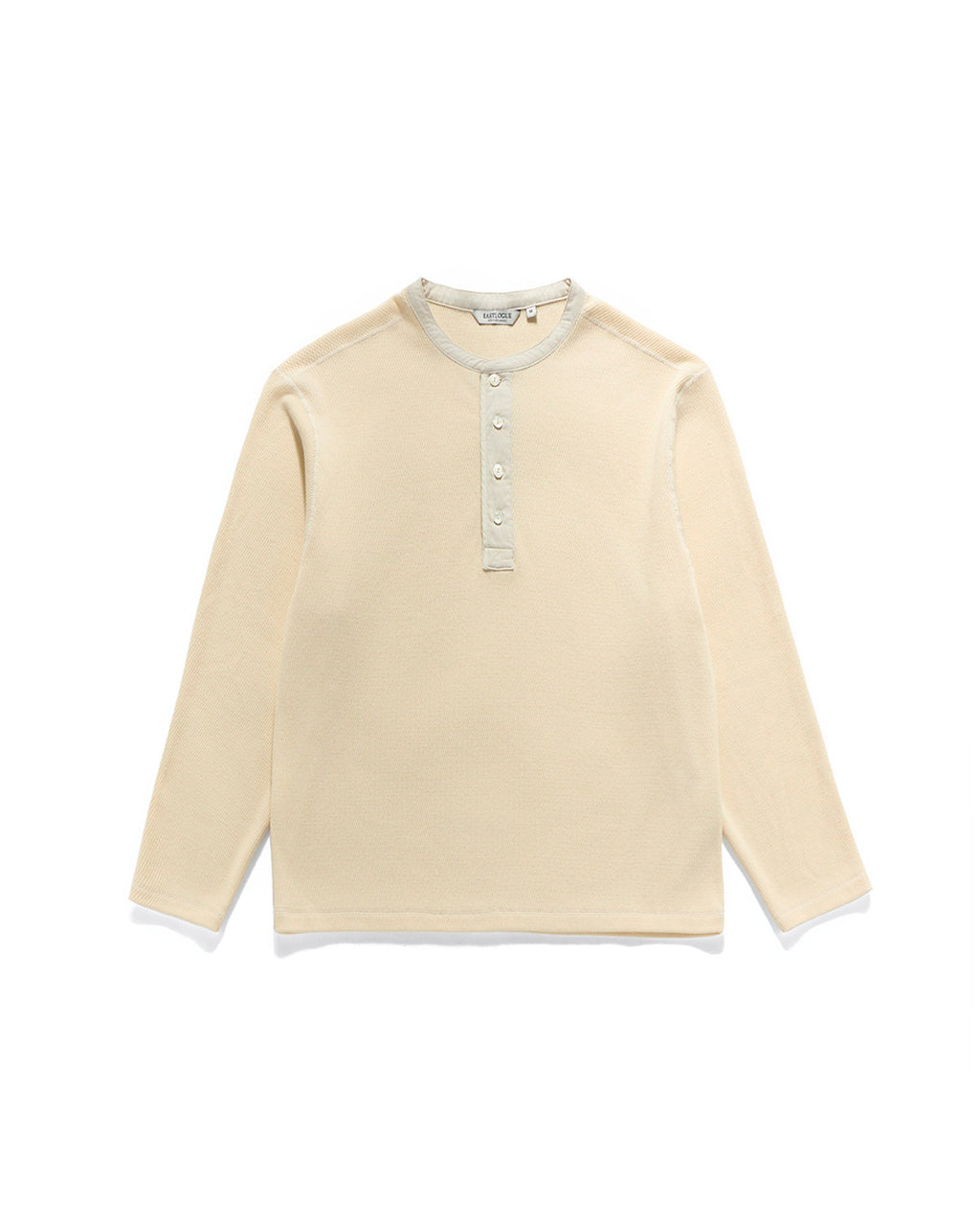 Eastlogue - Anchor Line Henley Neck L.s T-shirts (Cream) product image 6 | TRAB K-Fashion Australia