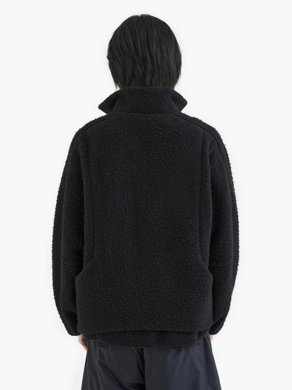 Jiyong Kim - Double Zip Fleece (Black) product image 10 | TRAB K-Fashion Australia