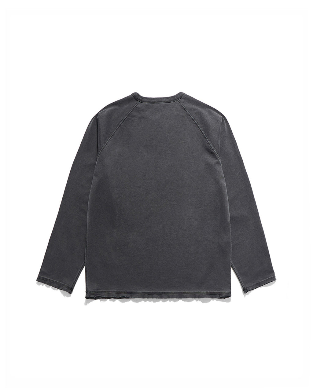 Eastlogue - Cut Out Ea Basic L.s T-shirts (Pigment Charcoal) product image 6 | TRAB K-Fashion Australia