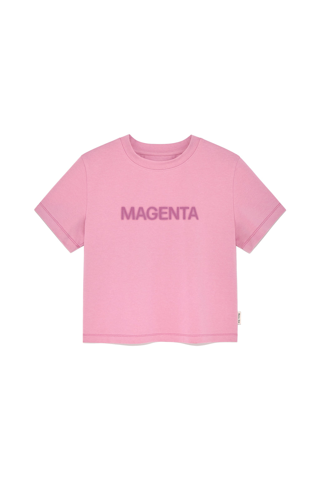 Matin Kim - Color Name Printing Top (Pink) product image 1 | TRAB K-Fashion Australia