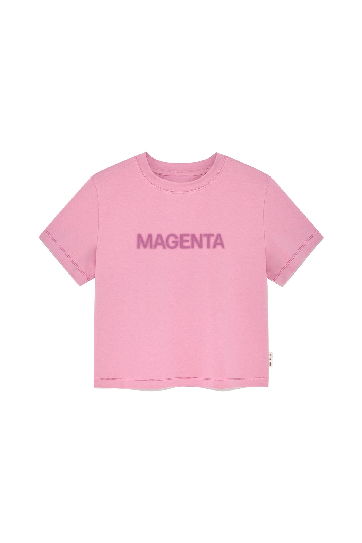 Matin Kim - Color Name Printing Top (Pink) product image 1 | TRAB K-Fashion Australia
