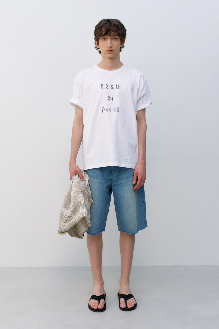 Insilence - Distressed Denim Shorts (Blue) product image 1 | TRAB K-Fashion Australia