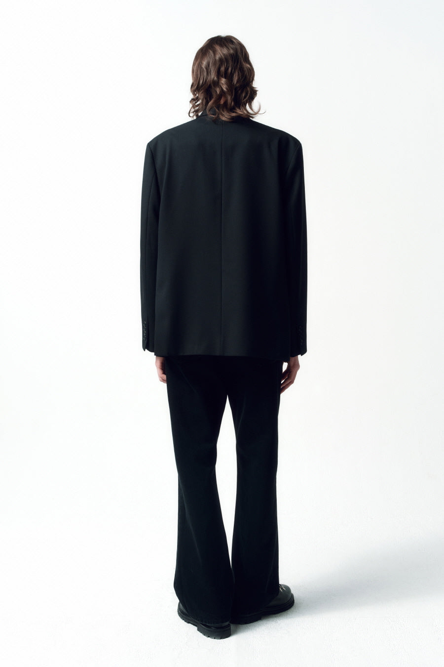 Insilence - Oversize Wool Blazer (Black) product image 4 | TRAB K-Fashion Australia